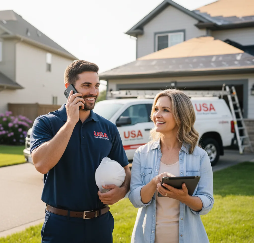 USA Roof Repair Experts customer support in Springboro
